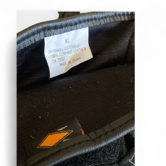 Black Gel Palm Cowhide Leather Riding Driving Gloves XL Men’s/Women Accessories - Picture 5 of 12